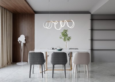 现代家居餐厅3D模型下载